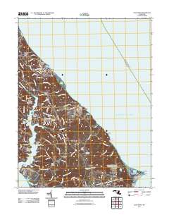 Cove Point 2011 topographic map thumbnail