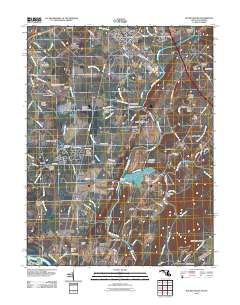 Buckeystown 2011 topographic map thumbnail