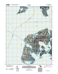 Deal Island 2011 topographic map thumbnail