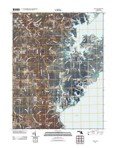 Deale 2011 topographic map thumbnail