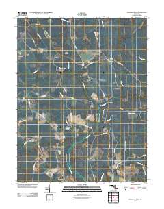 Dividing Creek 2011 topographic map thumbnail
