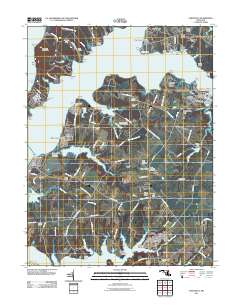 Earleville 2011 topographic map thumbnail