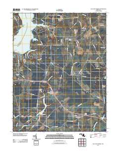 East New Market 2011 topographic map thumbnail