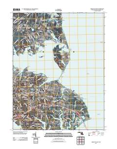 Gibson Island 2011 topographic map thumbnail