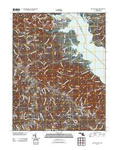 Mechanicsville 2011 topographic map thumbnail