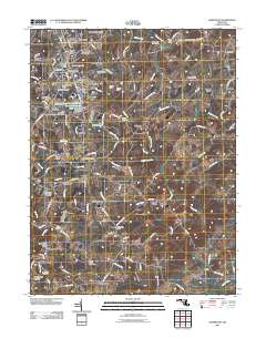 Hampstead 2011 topographic map thumbnail