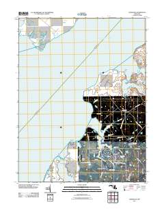 Hanesville 2011 topographic map thumbnail