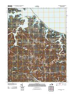 Heathsville 2011 topographic map thumbnail