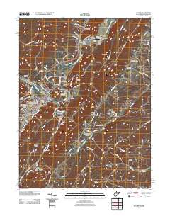 Keyser 2011 topographic map thumbnail
