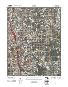 Lanham 2011 topographic map thumbnail