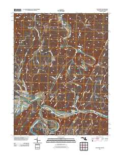 Oldtown 2011 topographic map thumbnail