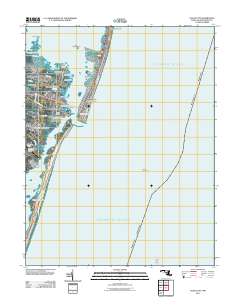 Ocean City 2011 topographic map thumbnail