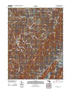 Lonaconing 2011 topographic map thumbnail