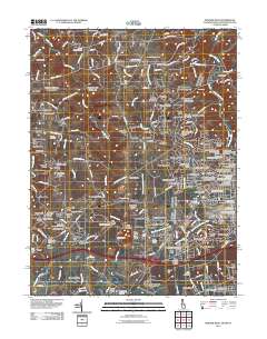 Newark West 2011 topographic map thumbnail