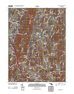 Myersville 2011 topographic map thumbnail
