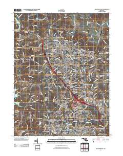 Reisterstown 2011 topographic map thumbnail