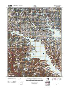 Round Bay 2011 topographic map thumbnail