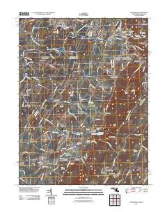 Smithsburg 2011 topographic map thumbnail