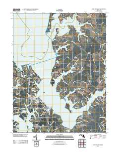 Saint Michaels 2011 topographic map thumbnail