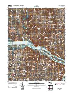 Seneca 2011 topographic map thumbnail
