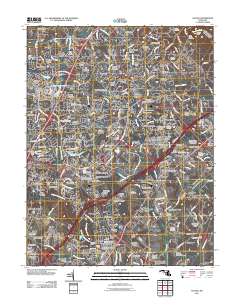 Savage 2011 topographic map thumbnail