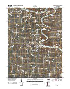 Shepherdstown 2011 topographic map thumbnail