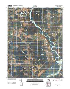 Rhodesdale 2011 topographic map thumbnail