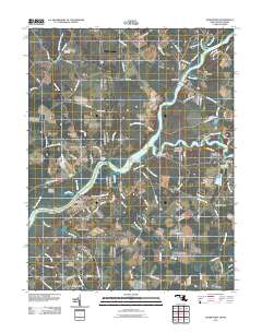 Sharptown 2011 topographic map thumbnail