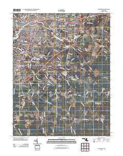 Salisbury 2011 topographic map thumbnail