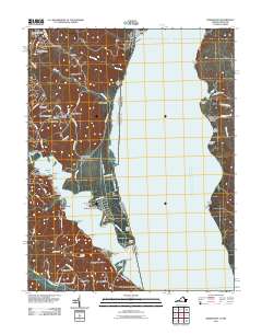 Widewater 2011 topographic map thumbnail