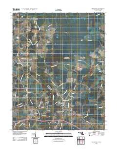 Whaleyville 2011 topographic map thumbnail