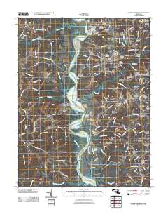 Lower Marlboro 2011 topographic map thumbnail
