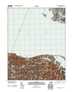 Stratford Hall 2011 topographic map thumbnail