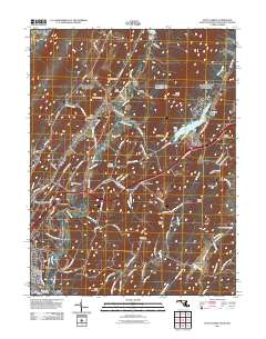 Evitts Creek 2011 topographic map thumbnail