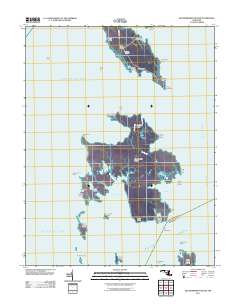 Bloodsworth Island 2011 topographic map thumbnail