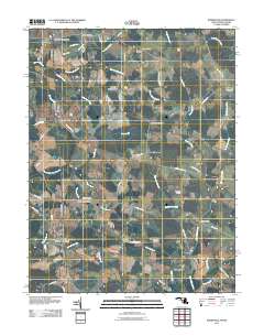 Burrsville 2011 topographic map thumbnail