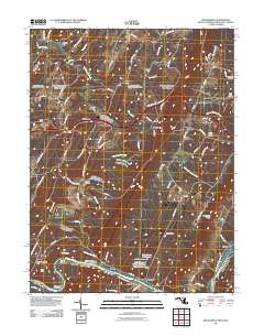 Bellegrove 2011 topographic map thumbnail