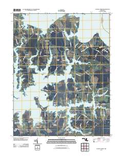 Church Creek 2011 topographic map thumbnail