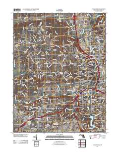 Cockeysville 2011 topographic map thumbnail