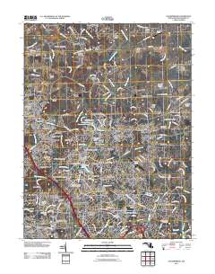 Gaithersburg 2011 topographic map thumbnail