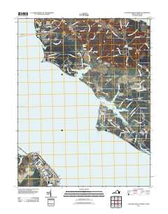 Colonial Beach North 2011 topographic map thumbnail
