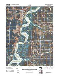 Mardela Springs 2011 topographic map thumbnail