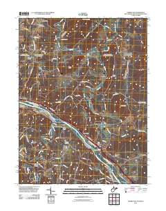 Cherry Run 2011 topographic map thumbnail