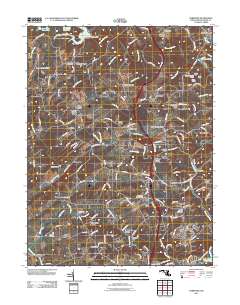 Hereford 2011 topographic map thumbnail