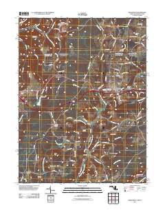 Grantsville 2011 topographic map thumbnail