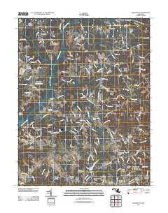 Hughesville 2011 topographic map thumbnail