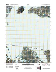 Saint Clements Island 2011 topographic map thumbnail
