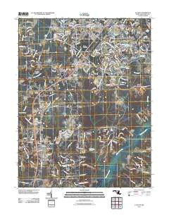 La Plata 2011 topographic map thumbnail