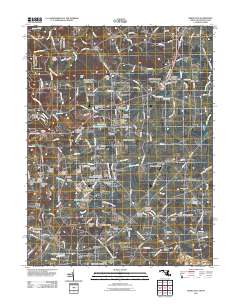 Rising Sun 2011 topographic map thumbnail