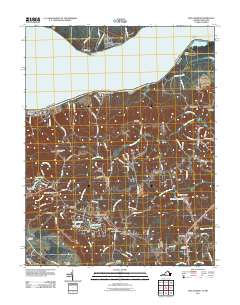 King George 2011 topographic map thumbnail